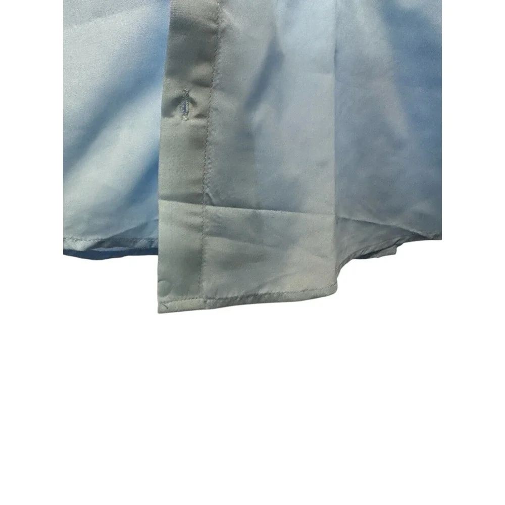 Golden Palm  Designer Shirt Mens Long Sleeve Button Up Sky Blue Size 2XL XXL NWT
